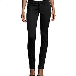 Arizona Sateen Skinny Pants - Black